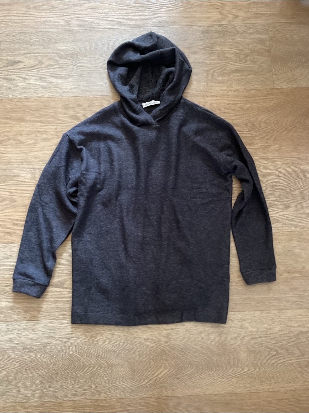 NREW-Zenana s/m Gray sweater with hood - Light sweater